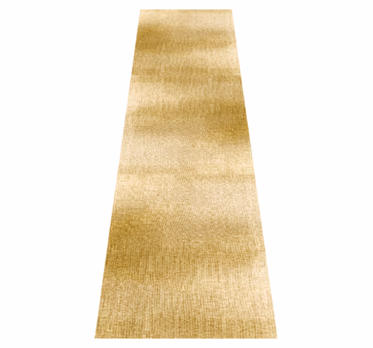 Hallway vinyl rug with golden shimmer effect - TenStickers