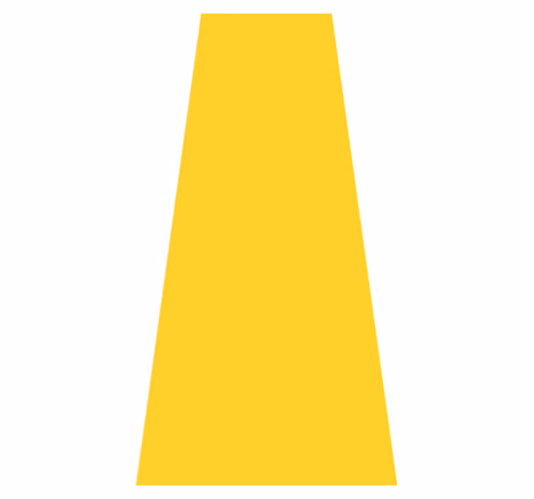 Yellow vinyl rug in amarillo color for vibrant decor - TenStickers