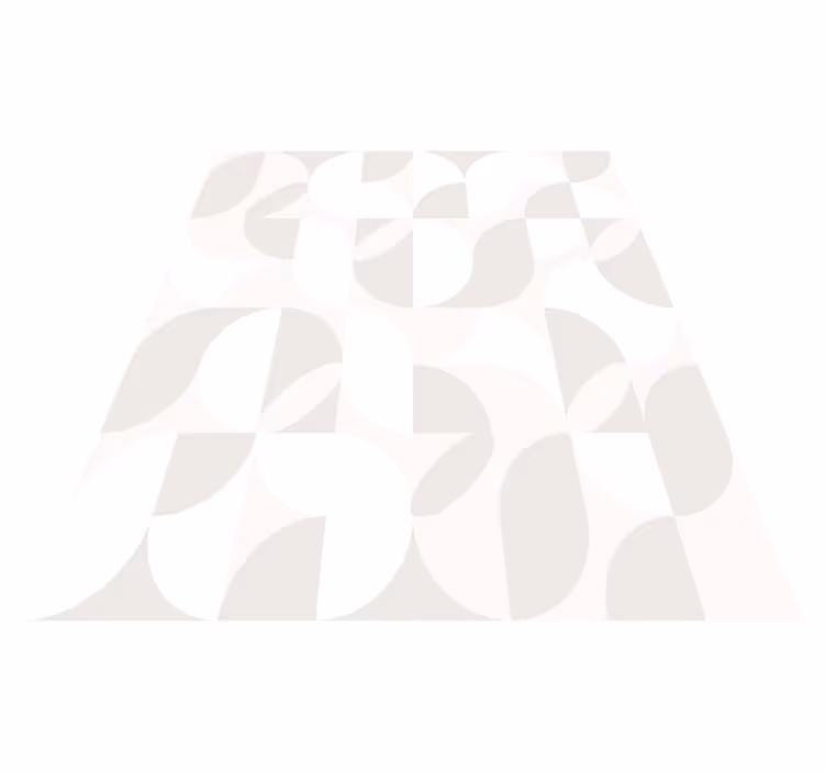 White vinyl rug in retro white shades - TenStickers
