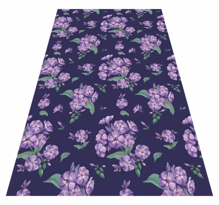 Purple vinyl rug in violet shade for stylish decor - TenStickers