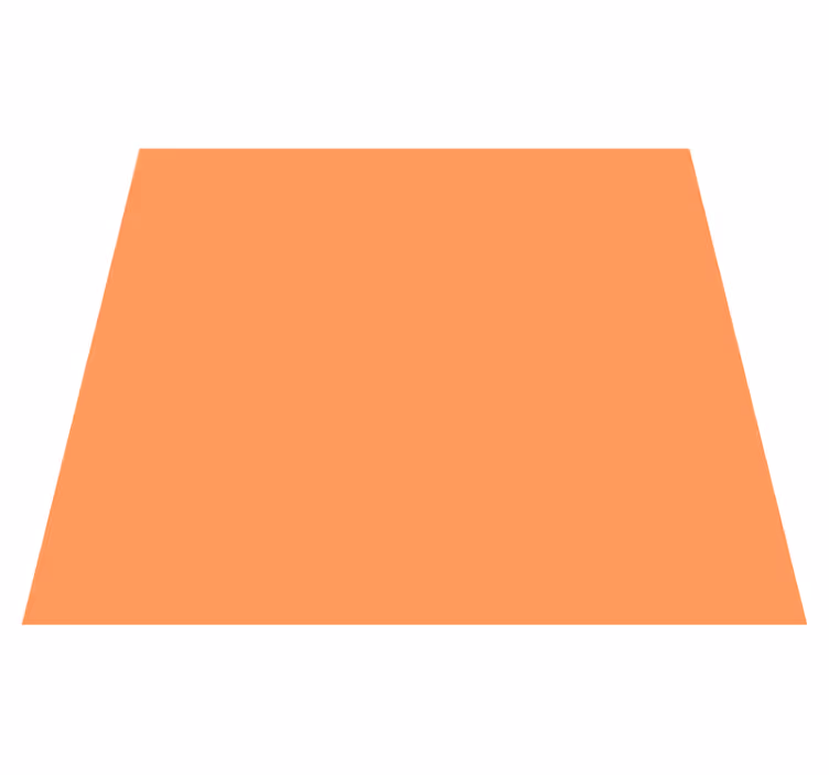 Apricot crush orange vinyl rug - TenStickers