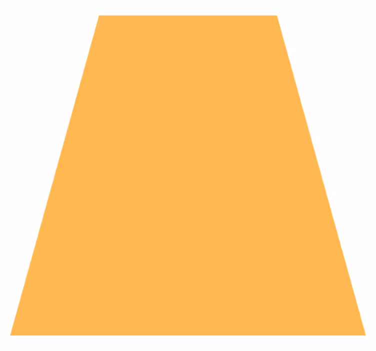 Orange vinyl rug in yellow and green shades - TenStickers