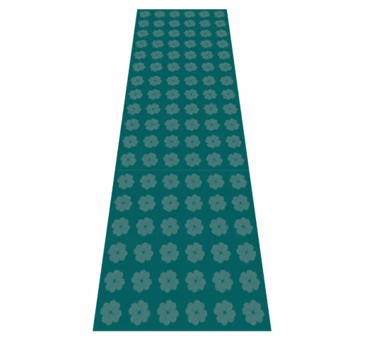 Green vinyl rug with st. patrick's day design - TenStickers
