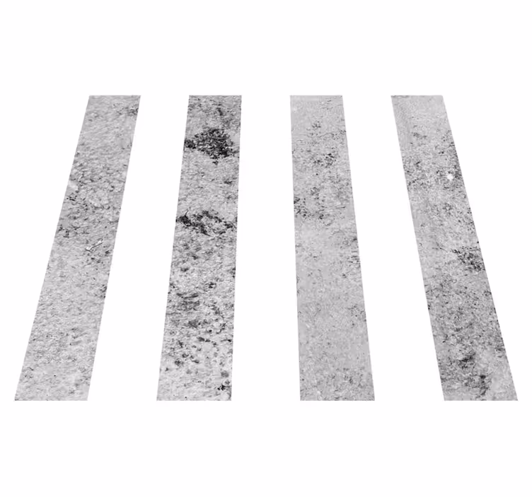 Outdoor vinyl rug in grey wallpaper style - TenStickers