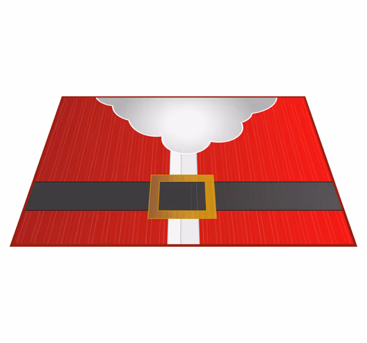 Red vinyl rug for christmas santa claus outfits - TenStickers