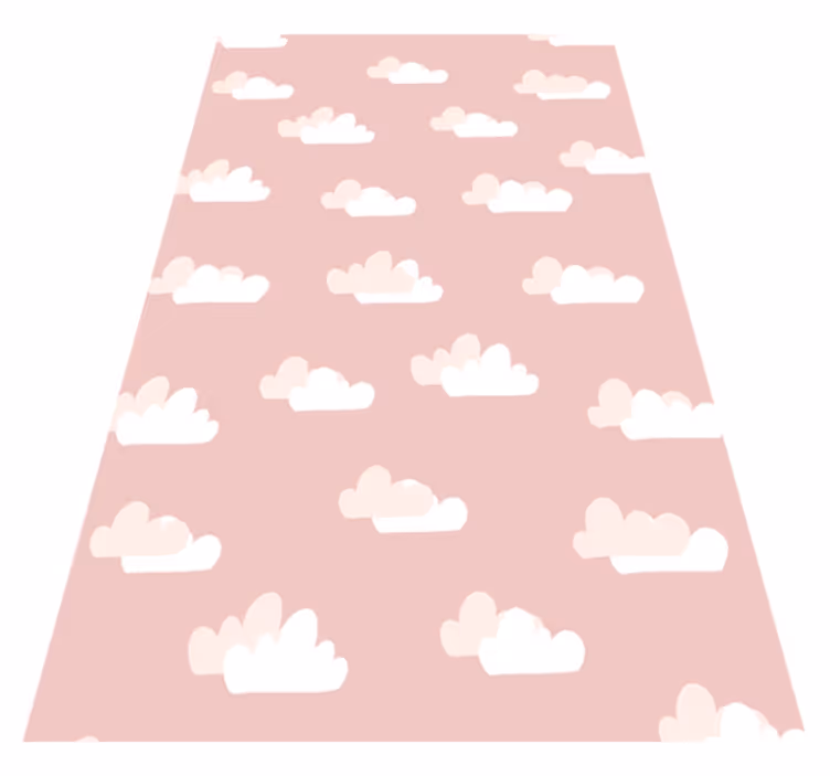 Pink vinyl rug with pink backdrop - TenStickers