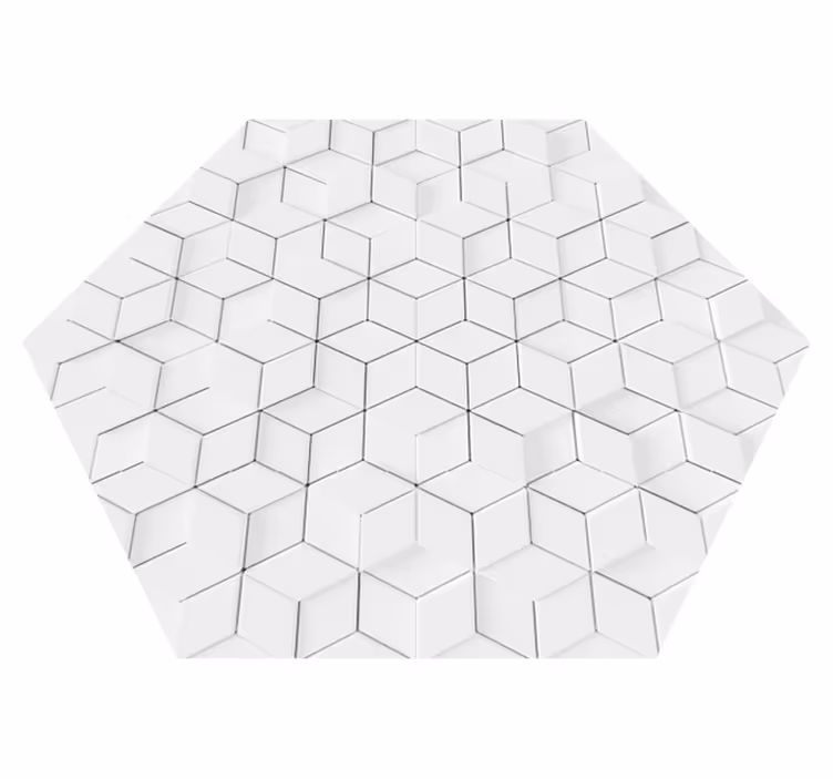 Minimalist geometric pattern living room rug - TenStickers