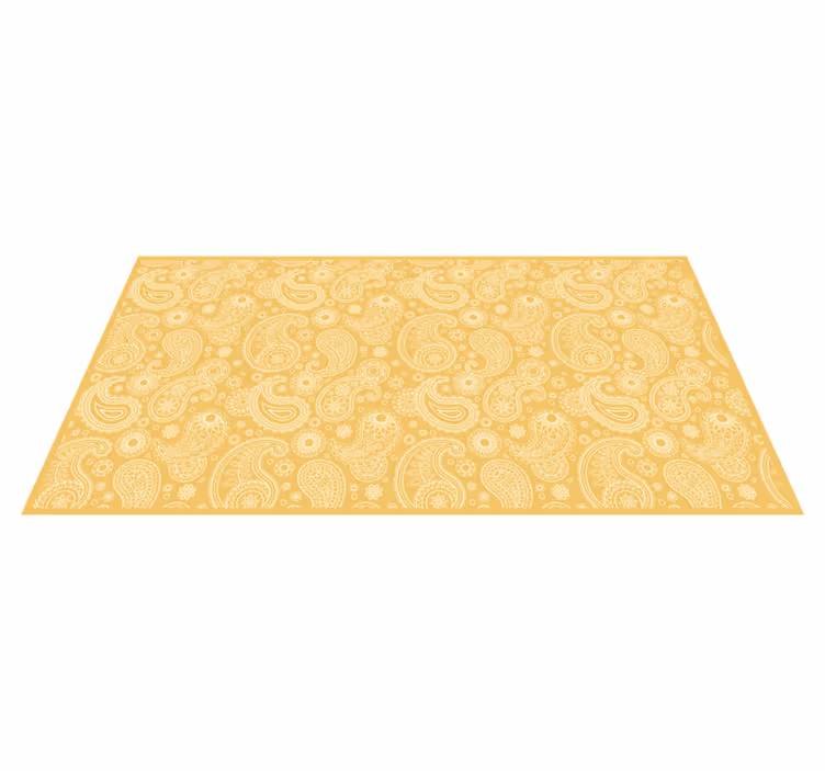 Paisley Intricacy texture vinyl rug - TenStickers