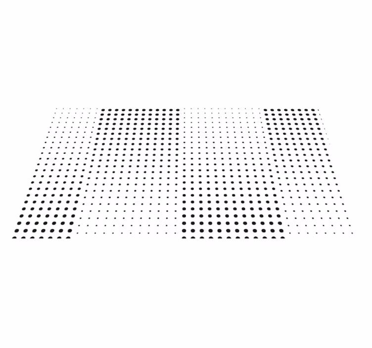 Fading Dot Gradient vinyl rug bathroom - TenStickers