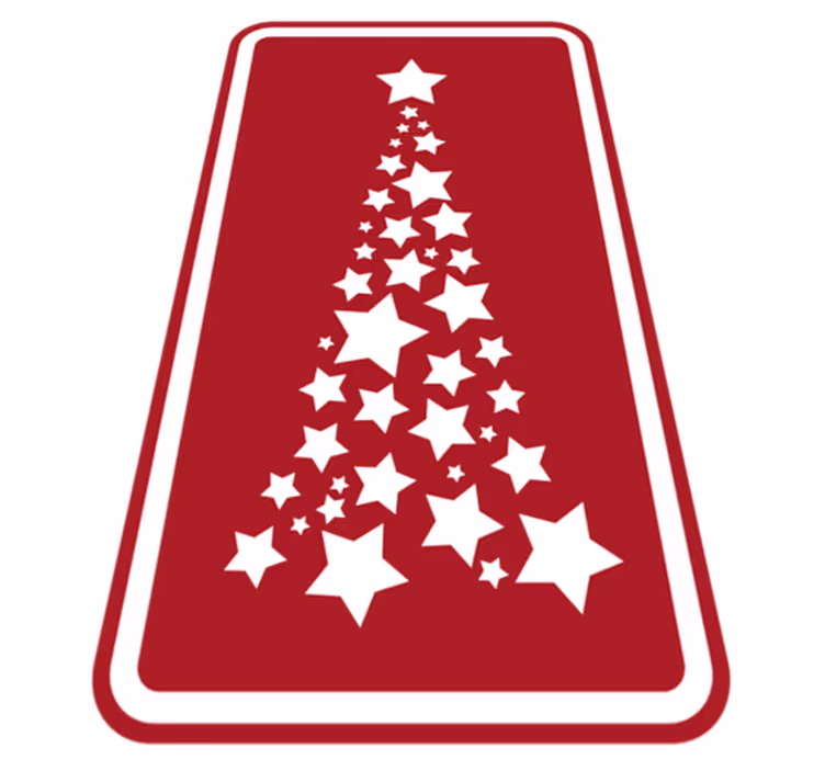 Celestial Cascade star vinyl rug - TenStickers