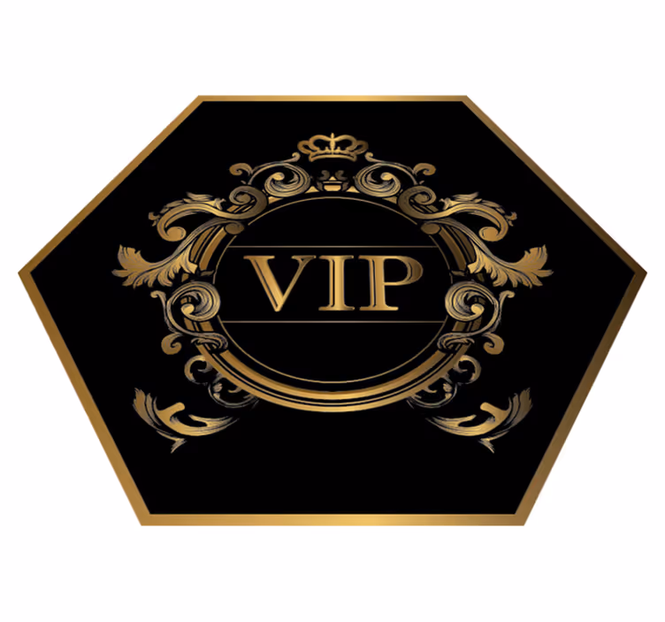 Elegant VIP Design minimalist vinyl rug - TenStickers