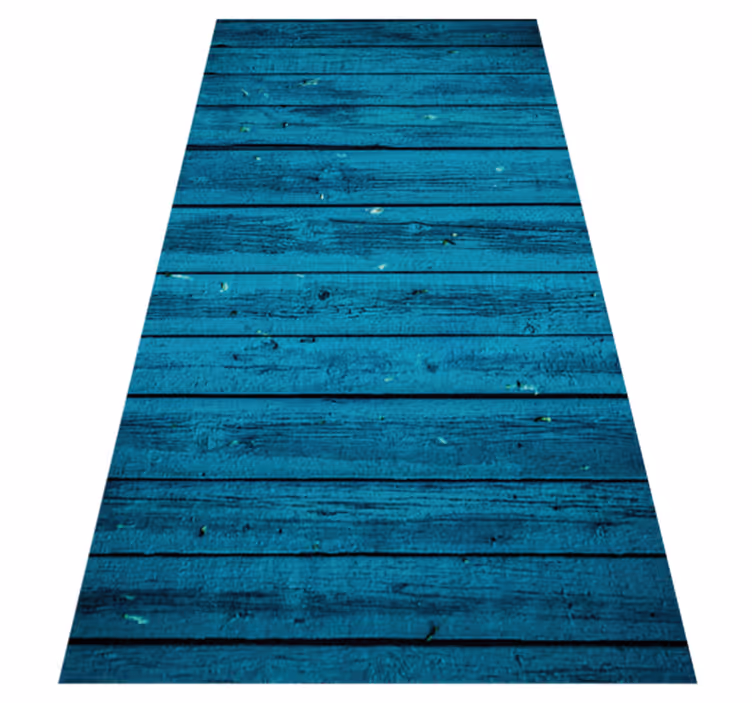 blue wood vinyl wooden flooring - TenStickers