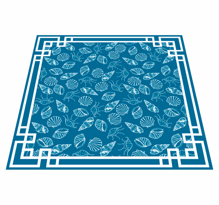 Seashell animals animal rug - TenStickers