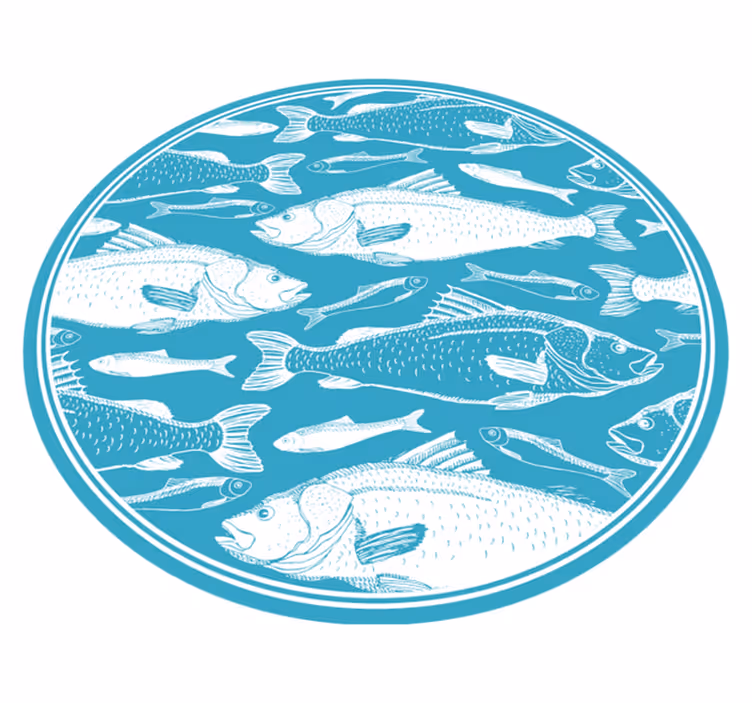seagrass pattern wood flooring - TenStickers