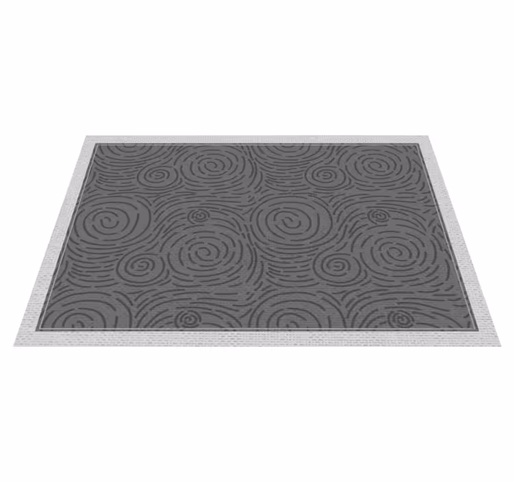 Swirling Patterns texture vinyl rug - TenStickers