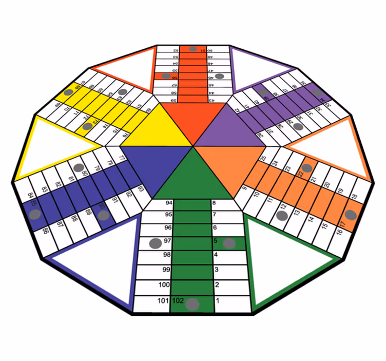 Educational Playboard vinyl rug gaming - TenStickers