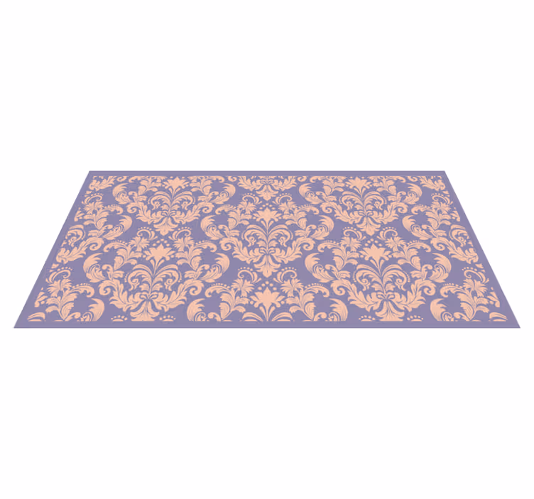 Baroque Pattern Detail texture vinyl rug - TenStickers