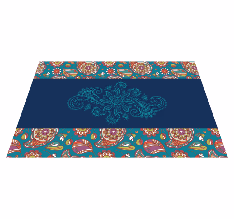 Mandala vinyl rug mandala runner - TenStickers