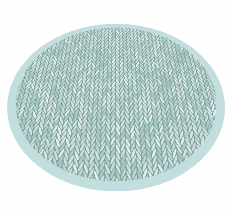 Twisted Stripes Pattern striped vinyl rug - TenStickers