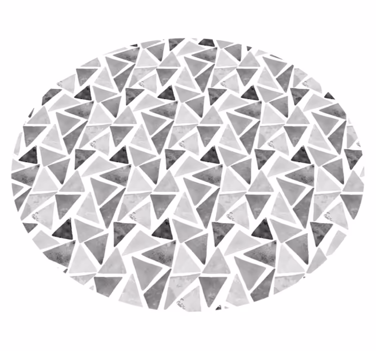 Geometric Marble Surface geometric vinyl rug - TenStickers