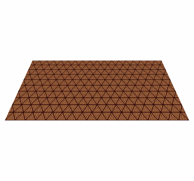 Geometric Textured Surface texture vinyl rug - TenStickers