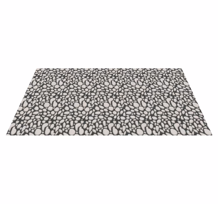 Pebble Pattern texture vinyl rug - TenStickers
