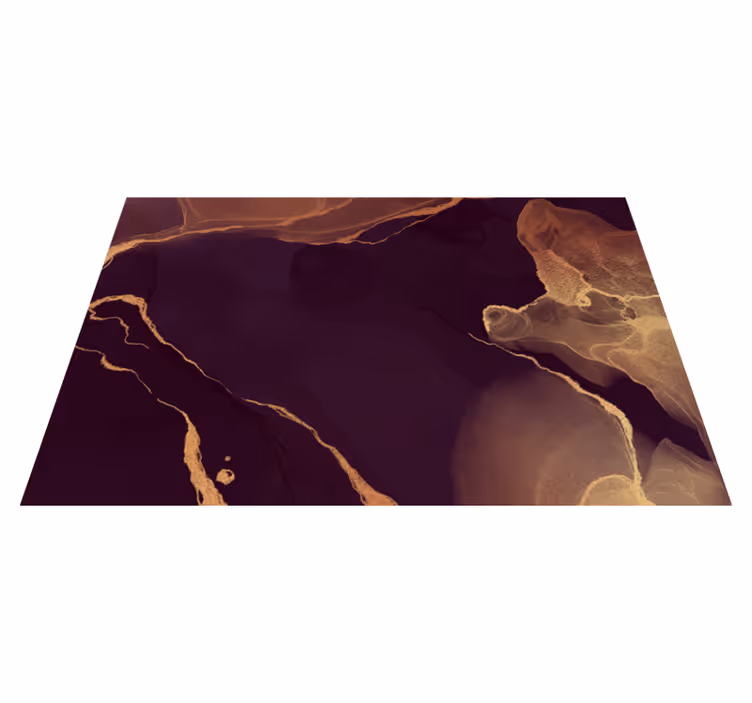 Abstract Topography texture vinyl rug - TenStickers