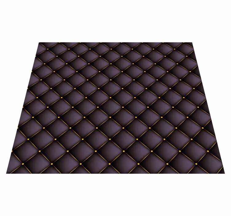 Quilted Elegance texture vinyl rug - TenStickers
