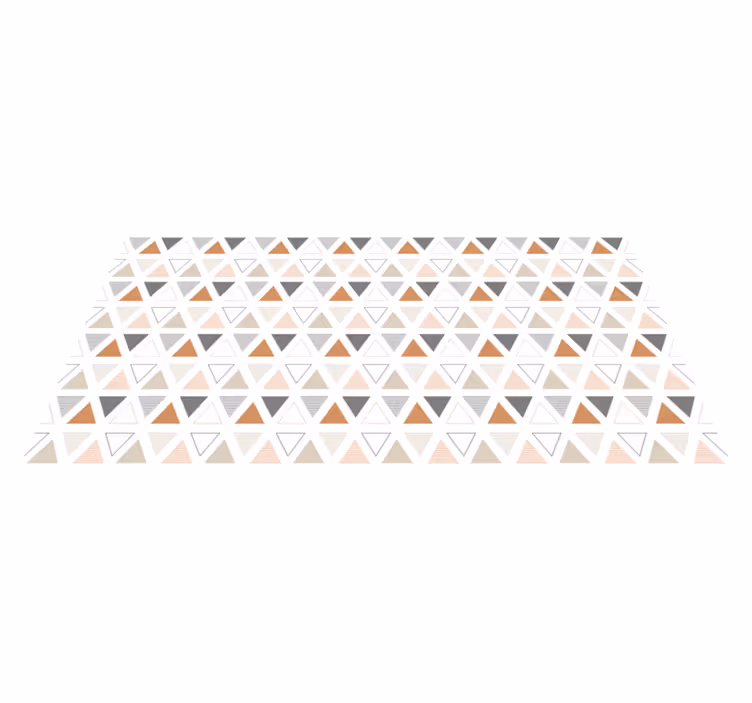 Nordic Triangle geometric vinyl rugs - TenStickers