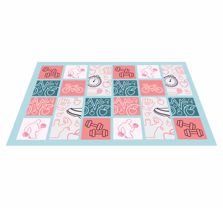 Whimsical Children's Decor kids vinyl rug - TenStickers