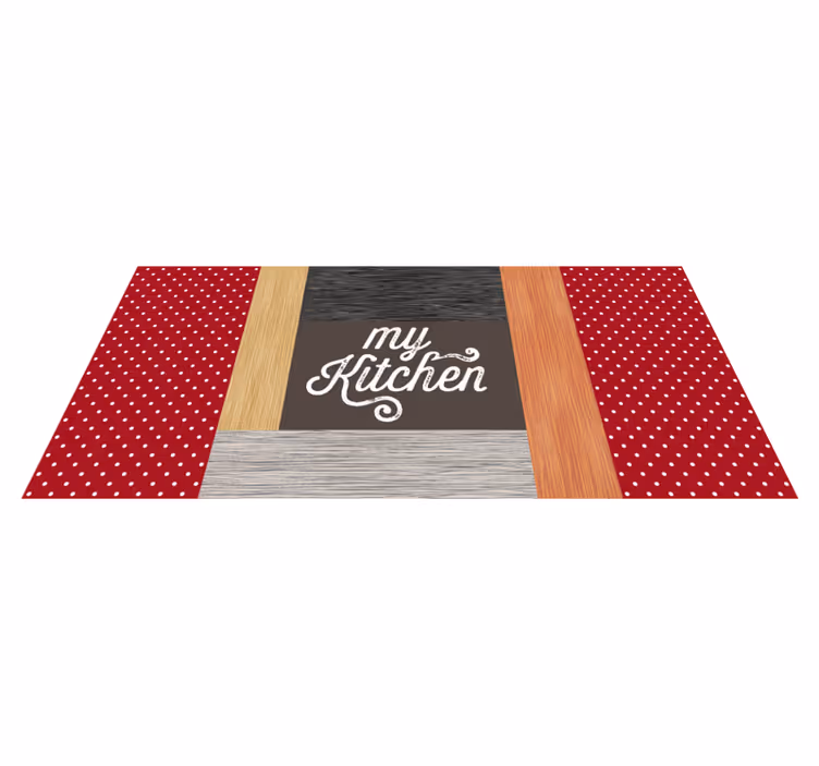 My kitchen collage  floor tiles - TenStickers