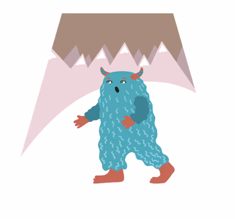 Ancient evil beast nordic style nordic rug - TenStickers