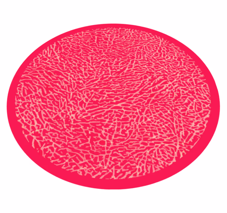 Vivid pink design texture vinyl rug - TenStickers