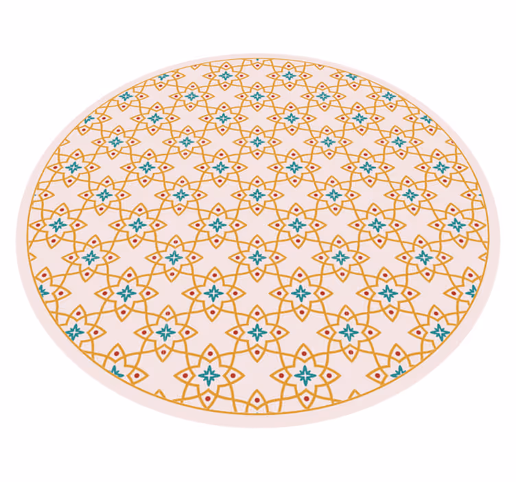Vibrant mosaic arrangement kitchen vinyl rug - TenStickers