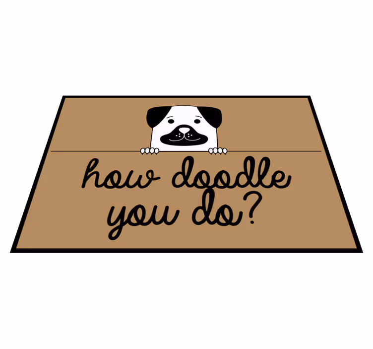 How doodle you do? animal rug - TenStickers