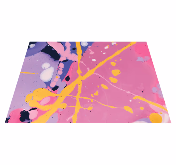Colorful Abstract Splashes texture vinyl rug - TenStickers