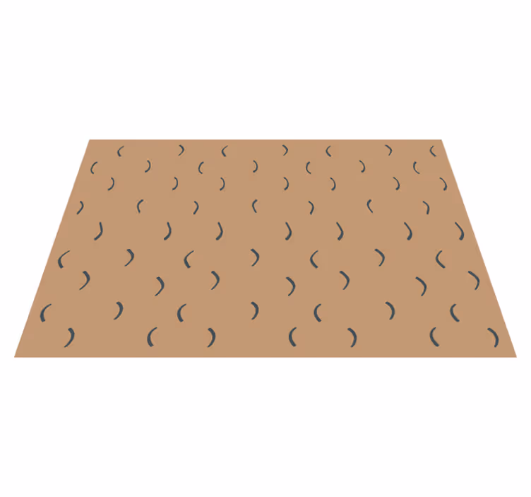 Nordic style sandy waves vinyl rug - TenStickers