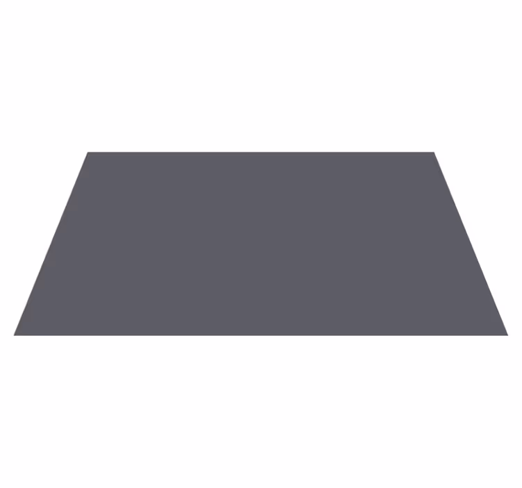 Grey vinyl rug simple grey surface - TenStickers