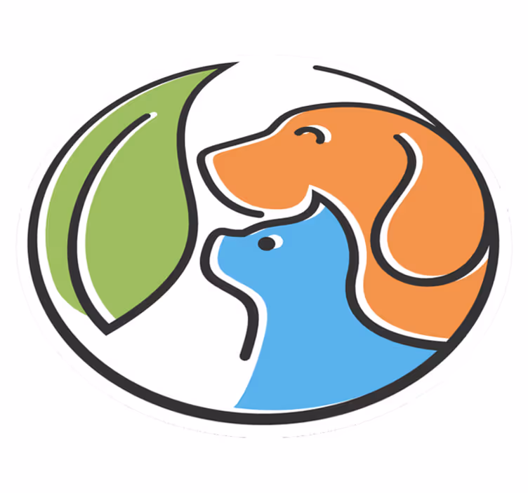 Abstract creature visages animal vinyl rug - TenStickers