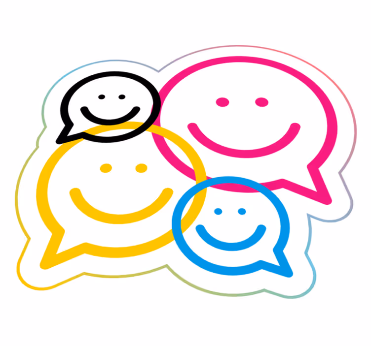 Smiley Face Collection teenage bedroom vinyl rug - TenStickers