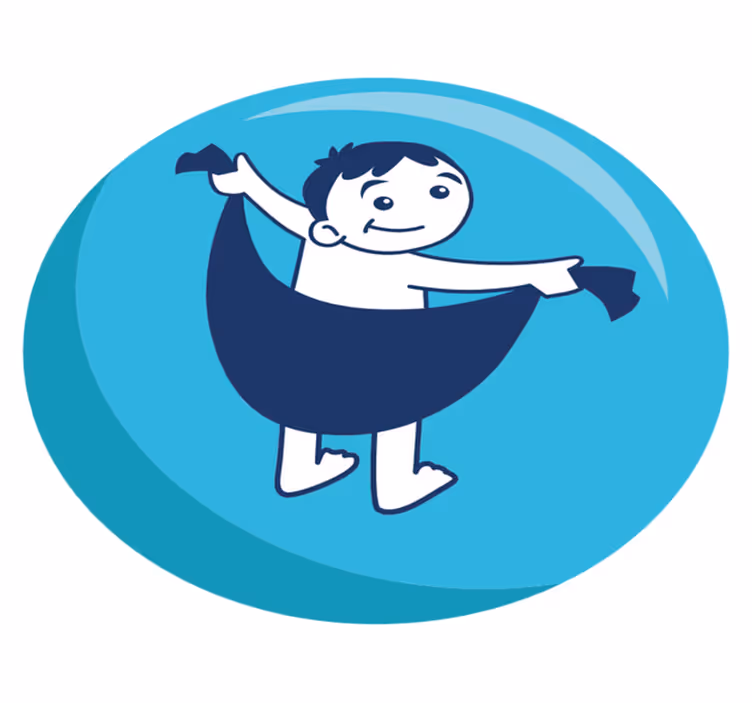 Joyful Child Play vinyl rug - TenStickers