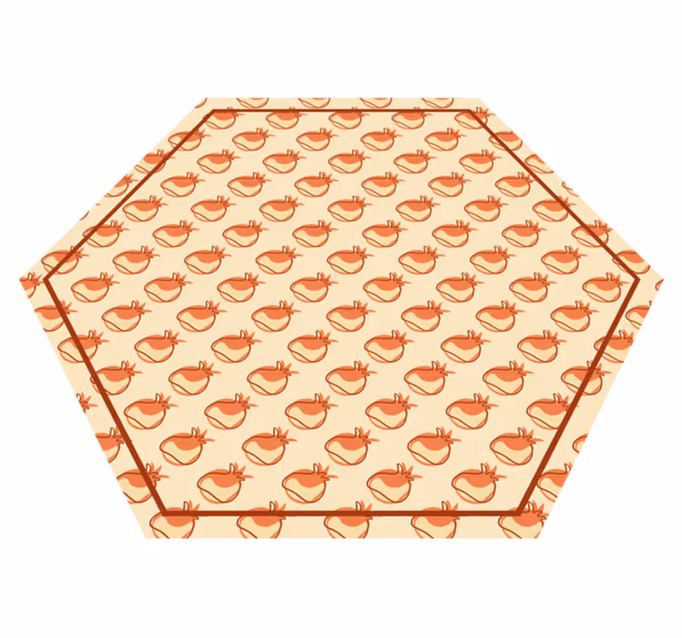 Charming Bird Patterns kitchen vinyl rug - TenStickers