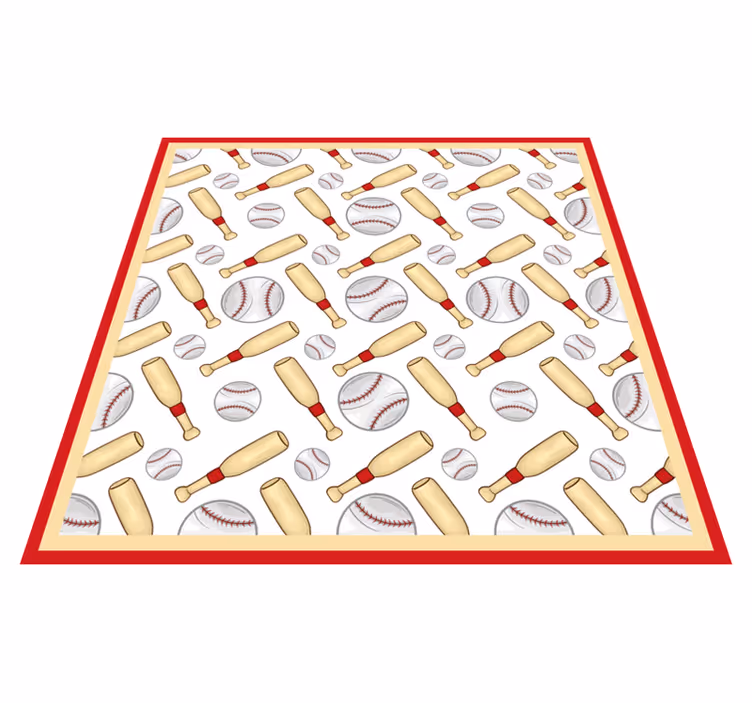 Sports Theme Fun vinyl rug gaming - TenStickers
