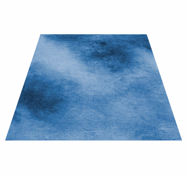 Blue Gradient Style vinyl rug bathroom - TenStickers