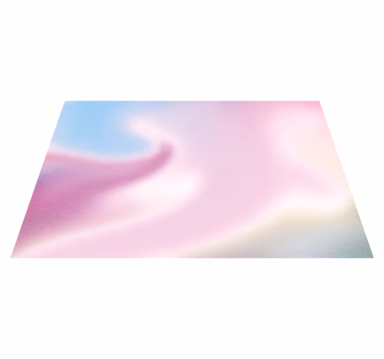 Gradient layers vinyl rug bathroom - TenStickers