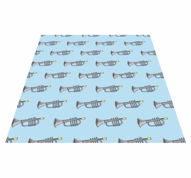 Trumpet Pattern vinyl rug - TenStickers
