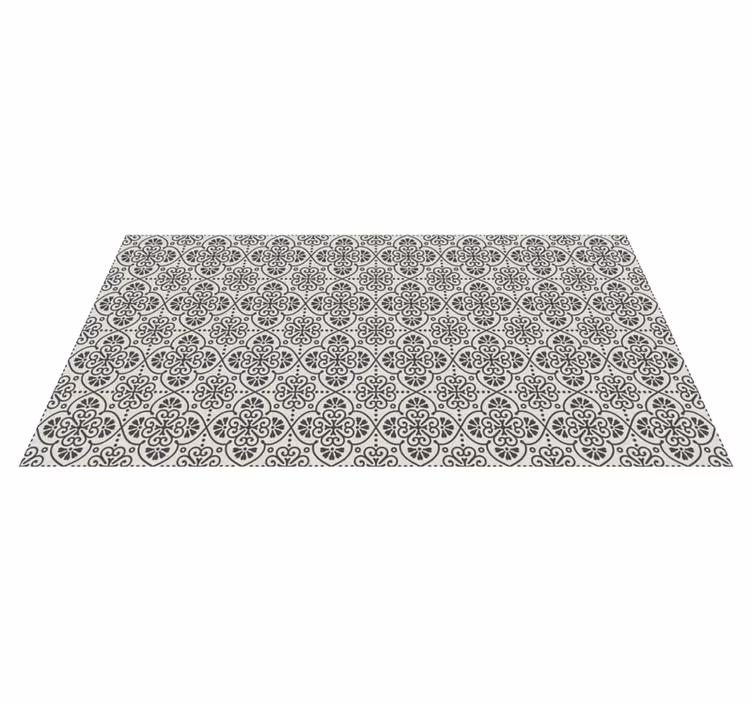 Mosaic vinyl rug with elegant mosaic design - TenStickers