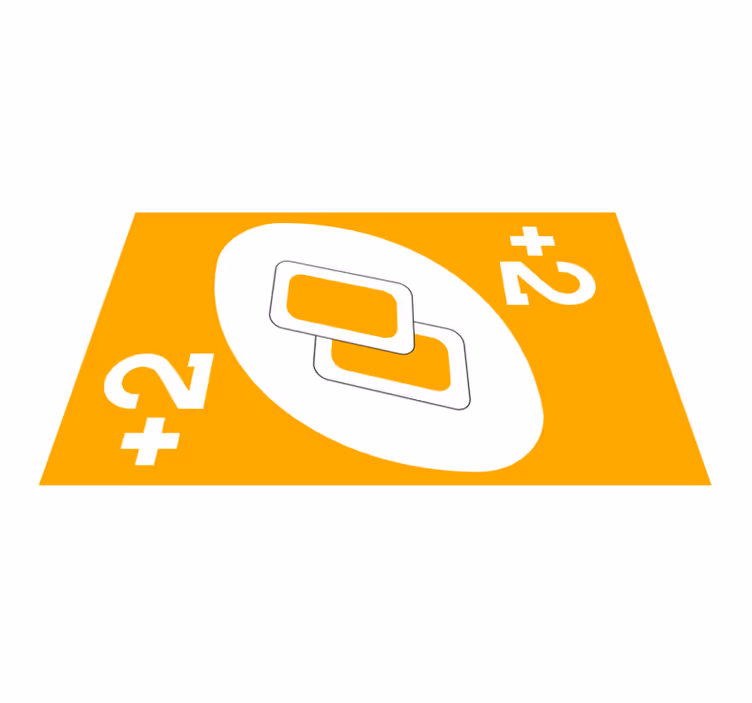 +2  card vinyl rug gaming - TenStickers