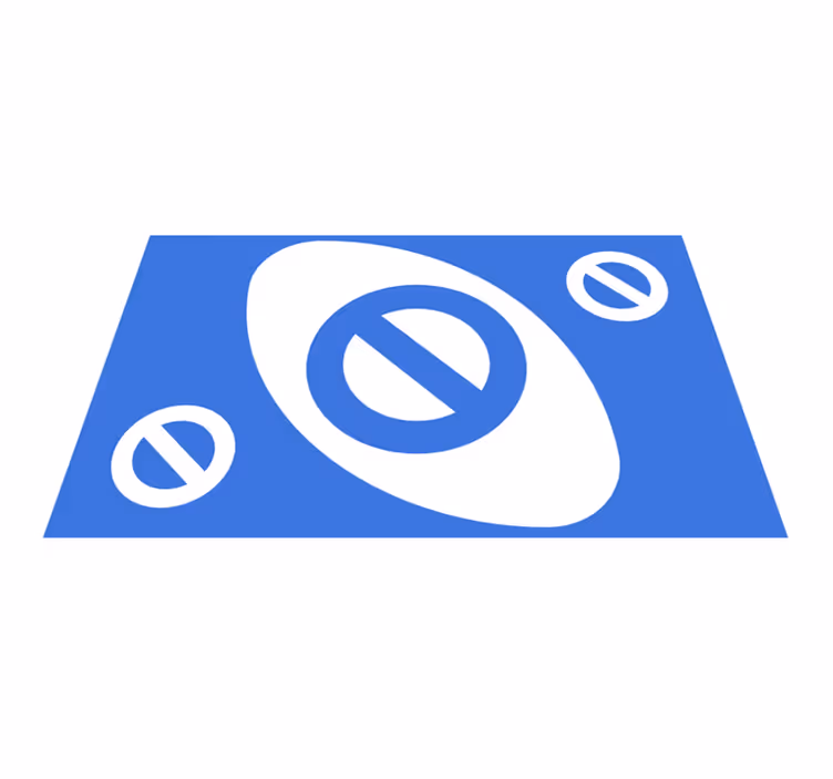 BLUE CIRCLE GRAPHICS vinyl rug - TenStickers