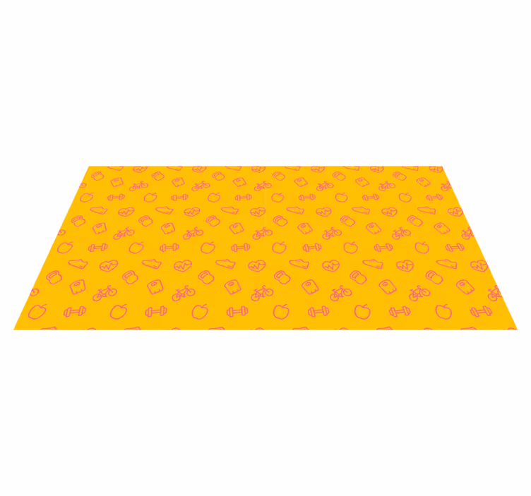 Youthful Playfulness kids vinyl rug - TenStickers